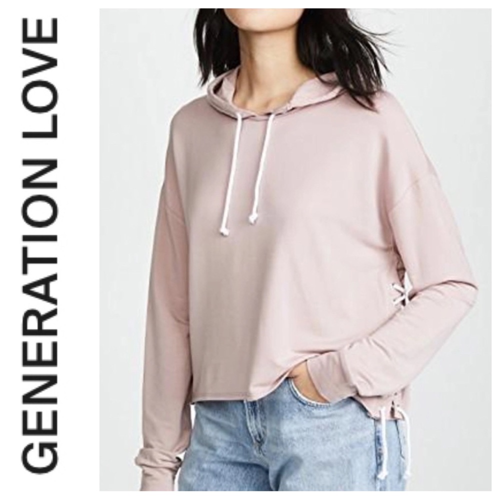 GENERATION LOVE TESSA SWEATSHIRT HOODIE MEDIUM